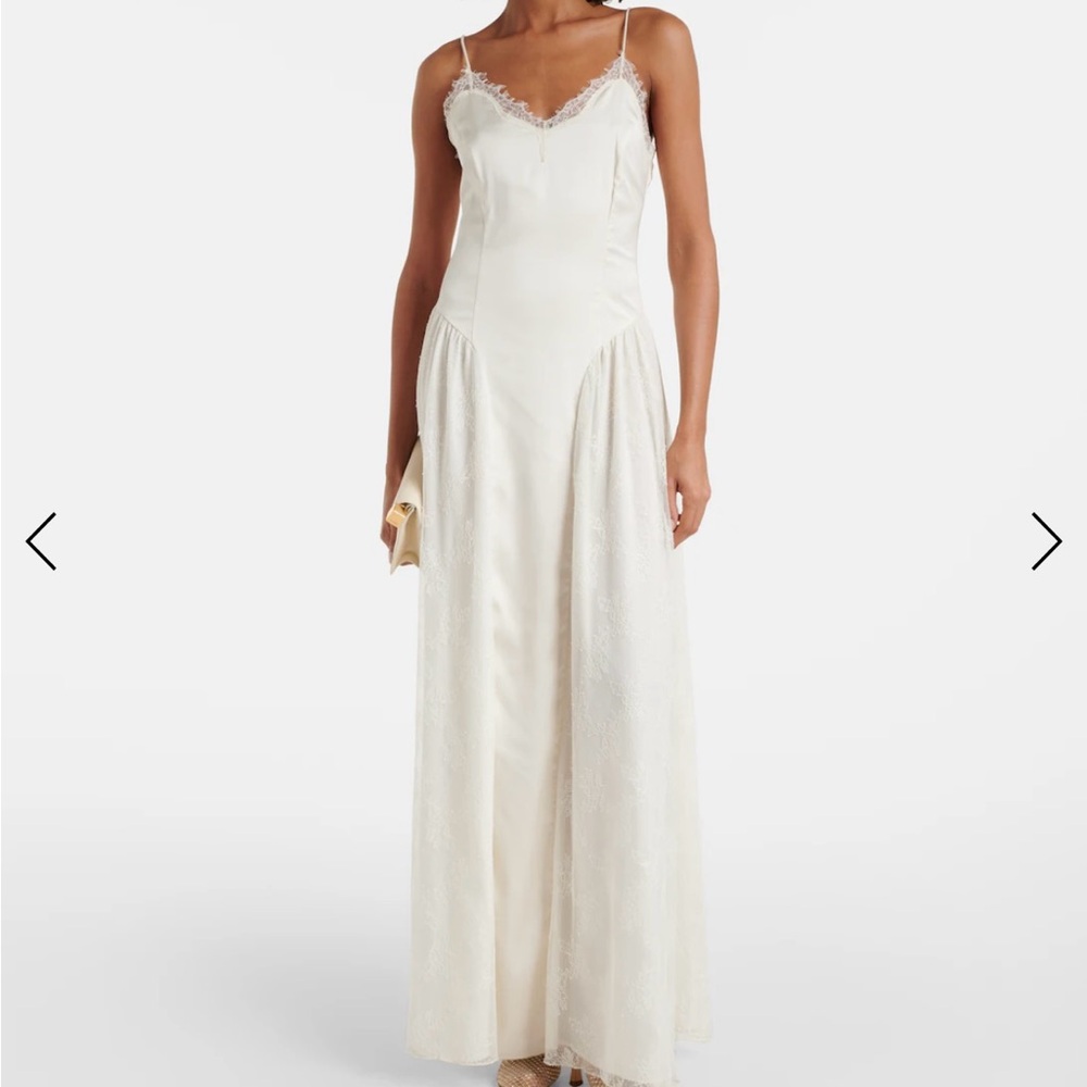 Rotate Bridal Lace Trimmed Dress